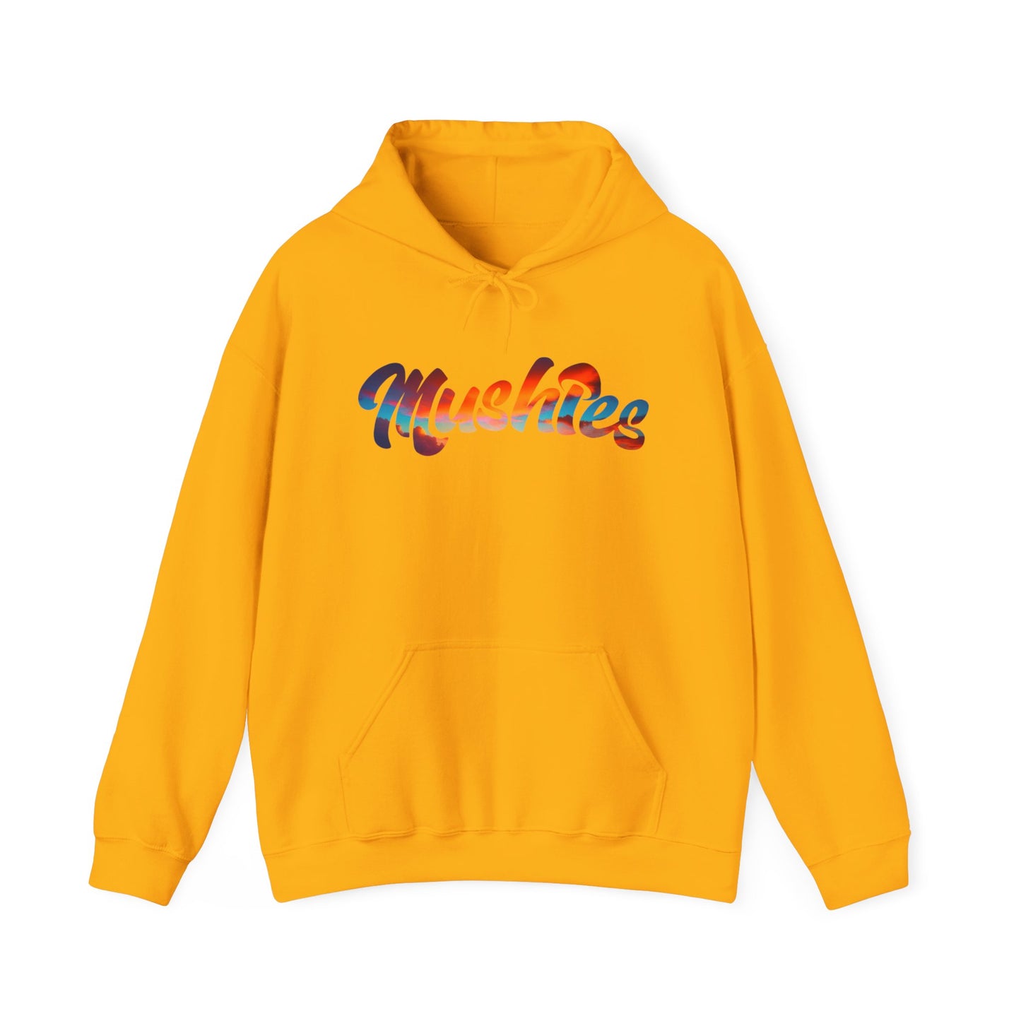 Sunrise On Planet Mushies Hooded Sweatshirt