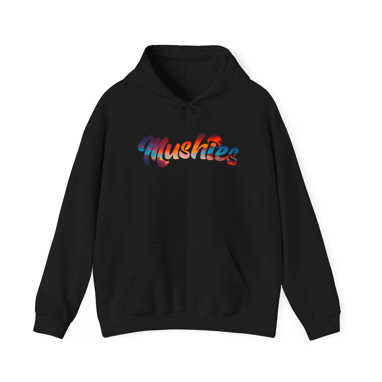 Sunrise On Planet Mushies Hooded Sweatshirt