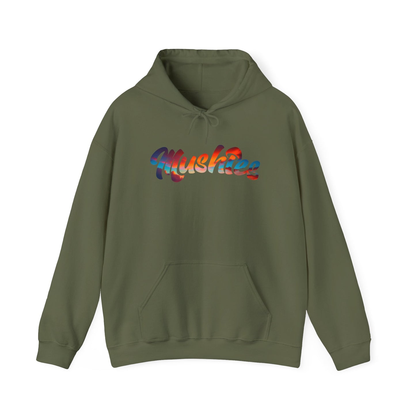 Sunrise On Planet Mushies Hooded Sweatshirt