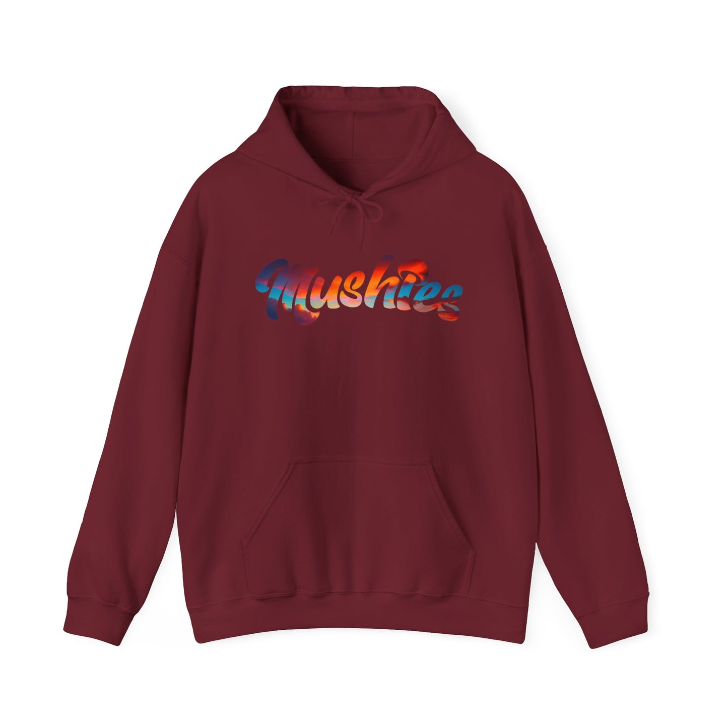 Sunrise On Planet Mushies Hooded Sweatshirt